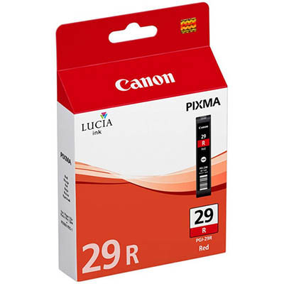 Image for CANON PGI29 INK CARTRIDGE RED from Mitronics Corporation