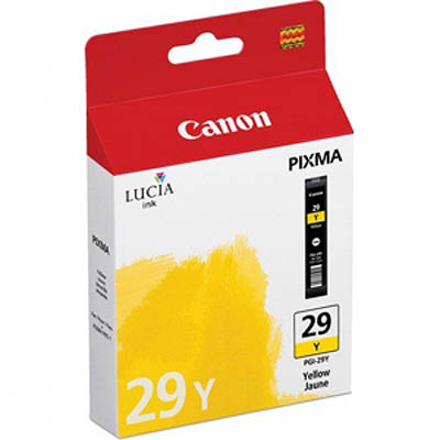 Image for CANON PGI29 INK CARTRIDGE YELLOW from Prime Office Supplies