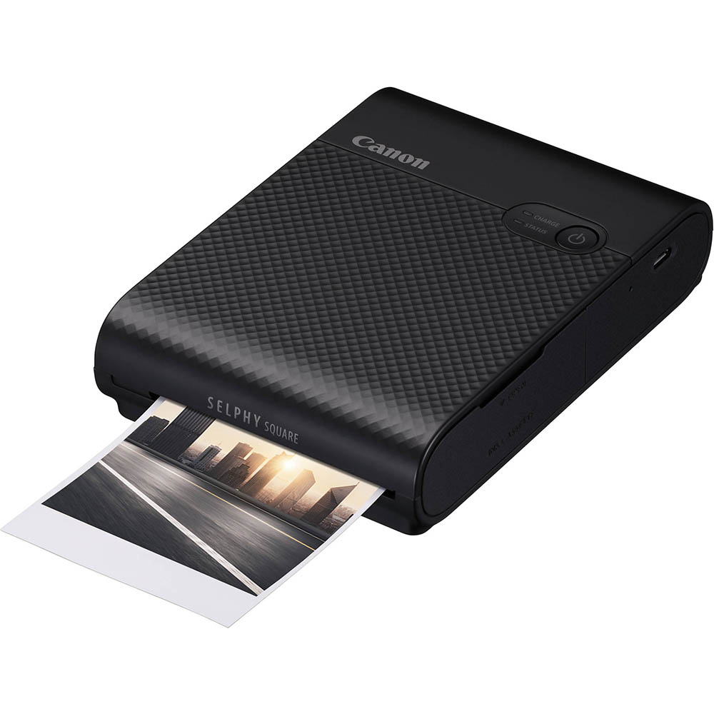 Image for CANON QX10 SELPHY SQUARE PORTABLE PHOTO PRINTER BLACK from York Stationers