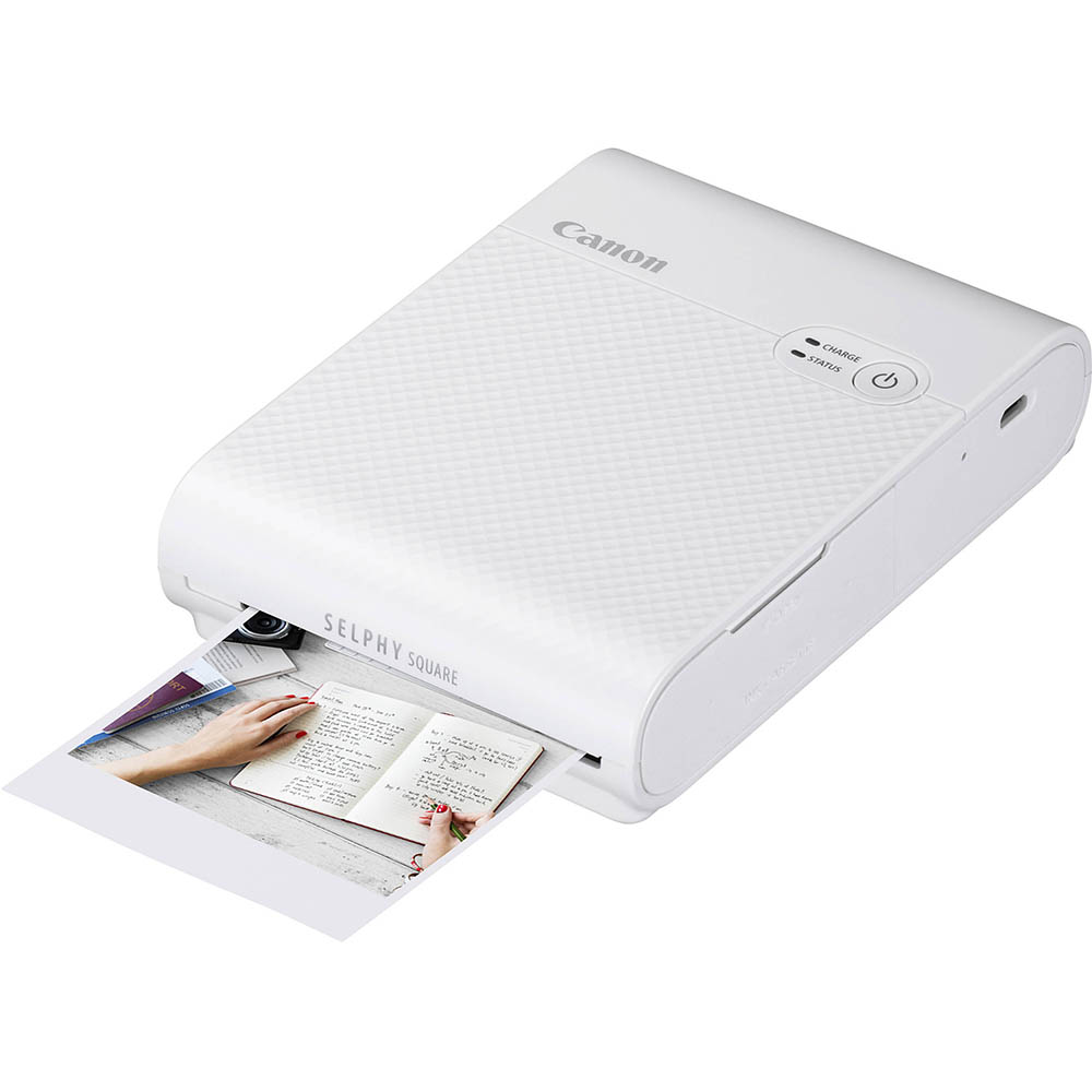 Image for CANON QX10 SELPHY SQUARE PORTABLE PHOTO PRINTER WHITE from Prime Office Supplies