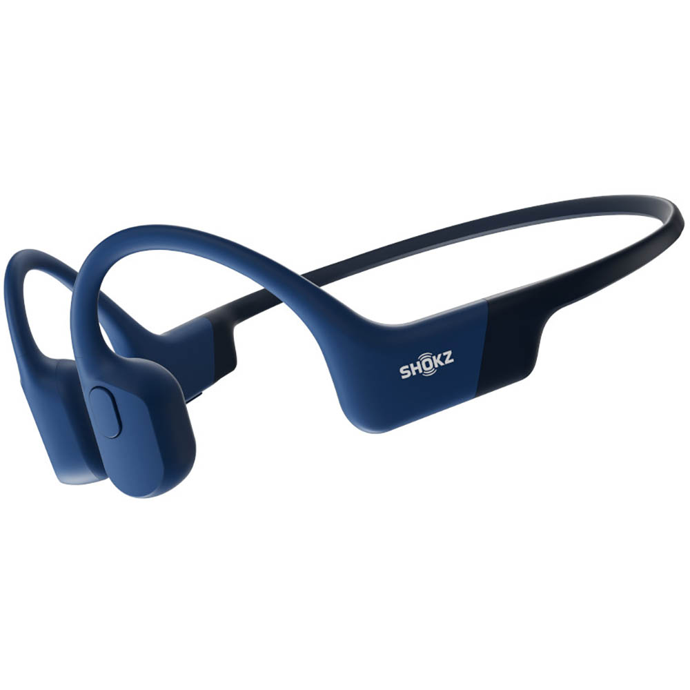 Image for SHOKZ OPENRUN WIRELESS BLUETOOTH BONE CONDUCTION HEADPHONES BLUE from Prime Office Supplies