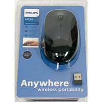 philips spk7524 mouse wireless black