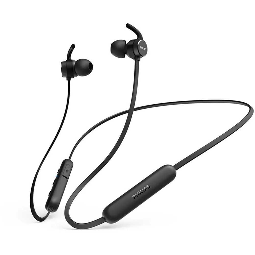 Image for PHILIPS IN-EAR EARBUDS WIRELESS WITH MICROPHONE BLACK from SNOWS OFFICE SUPPLIES - Brisbane Family Company