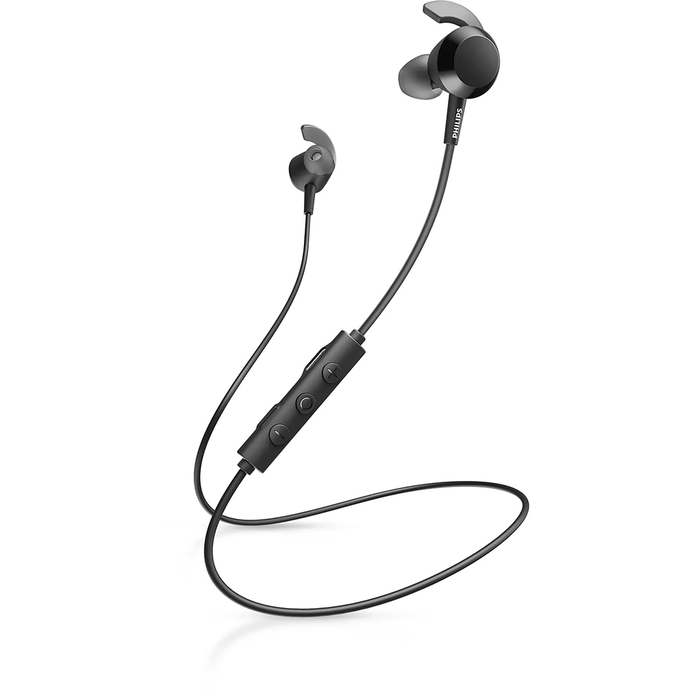 Image for PHILIPS IN-EAR BASS EARBUDS WIRELESS BLACK from Challenge Office Supplies