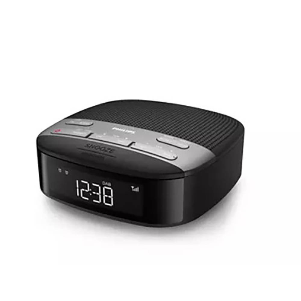 Image for PHILIPS DAB PLUS FM CLOCK RADIO BLACK from York Stationers