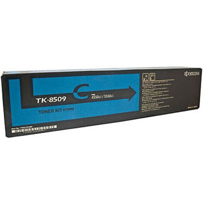 Image for KYOCERA TK8509C TONER CARTRIDGE CYAN from Office Express