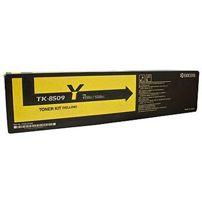 Image for KYOCERA TK8509Y TONER CARTRIDGE YELLOW from Office Heaven
