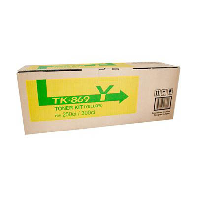 Image for KYOCERA TK869Y TONER CARTRIDGE YELLOW from Australian Stationery Supplies