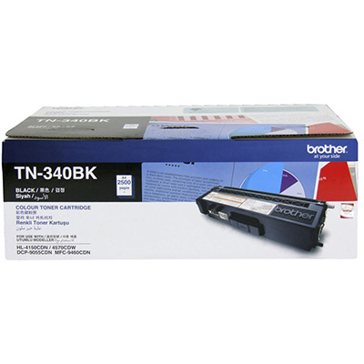 Image for BROTHER TN340BK TONER CARTRIDGE BLACK from Office Heaven