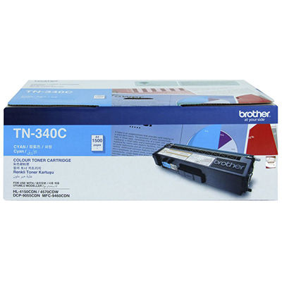 Image for BROTHER TN340C TONER CARTRIDGE CYAN from Mitronics Corporation