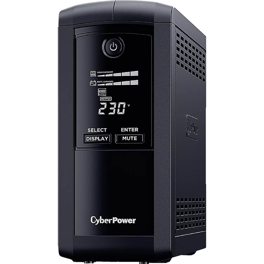 Image for CYBERPOWER VP1000ELCD VALUE PRO TOWER UPS 1000VA/550W from Challenge Office Supplies