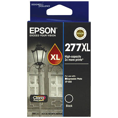 Image for EPSON 277XL INK CARTRIDGE HIGH YIELD BLACK from Office Express