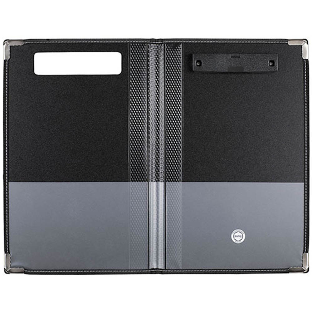 Image for MARBIG SUPERTUFF CLIPBOARD DOUBLE REINFORCED EDGES FOOLSCAP BLACK from Office Heaven