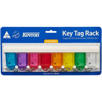 kevron id5 key tag rack 8 tag assorted
