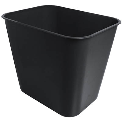 Image for ESSELTE SWS PLASTIC WASTE BIN 15 LITRE BLACK from BusinessWorld Computer & Stationery Warehouse