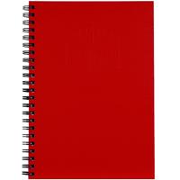 spirax 512 notebook 7mm ruled hard cover spiral bound a4 200 page red