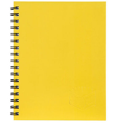 Image for SPIRAX 512 NOTEBOOK 7MM RULED HARD COVER SPIRAL BOUND A4 200 PAGE YELLOW from York Stationers