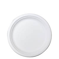 envirochoice plate round natural fibre 225mm pack 25