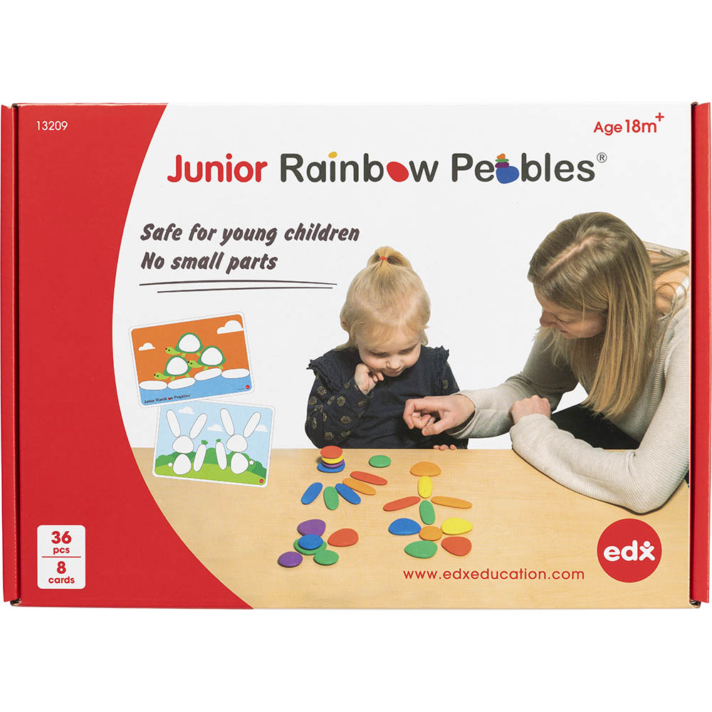Image for EDX RAINBOW JUNIOR PEBBLES EARLY CONSTRUCTION SET from Clipboard Stationers & Art Supplies