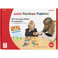 edx rainbow junior pebbles early construction set