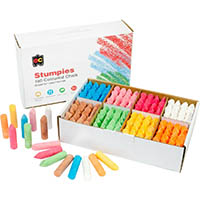 educational colours stumpies chalk assorted classpack 160