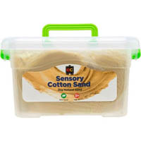 educational colours sensory cotton sand 5kg natural