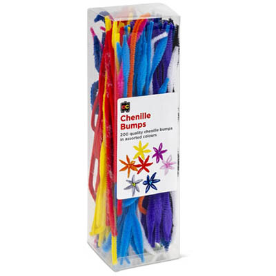 Image for EDUCATIONAL COLOURS CHENILLE BUMPS 300MM ASSORTED PACK 200 from Memo Office and Art