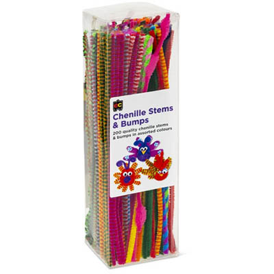 Image for EDUCATIONAL COLOURS CHENILLE STEMS AND BUMPS 300MM ASSORTED PACK 200 from Office Heaven
