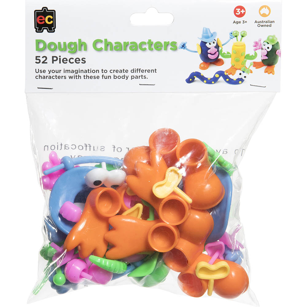 Image for EDUCATIONAL COLOURS DOUGH CHARACTERS ASSORTED PACK 52 from Mitronics Corporation
