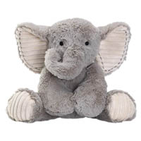 elizabeth richards weighted animals cuddly elephant