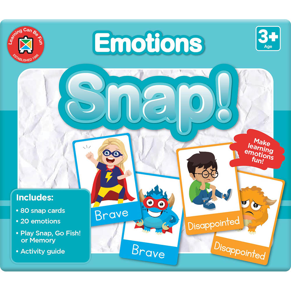 Image for LEARNING CAN BE FUN SNAP CARDS EMOTIONS from Office Heaven