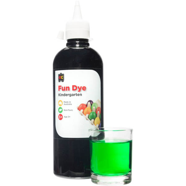 Image for EDUCATIONAL COLOURS KINDERGARTEN FUN DYE 500ML BRILLIANT GREEN from Prime Office Supplies