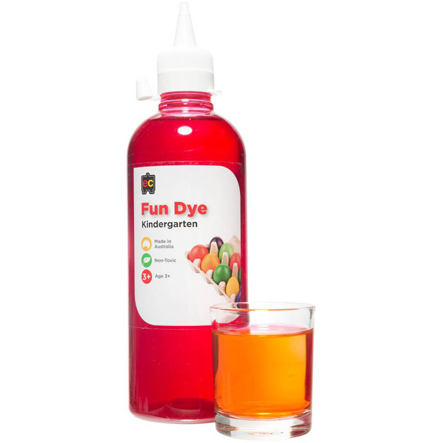 Image for EDUCATIONAL COLOURS KINDERGARTEN FUN DYE 500ML PINK from Clipboard Stationers & Art Supplies