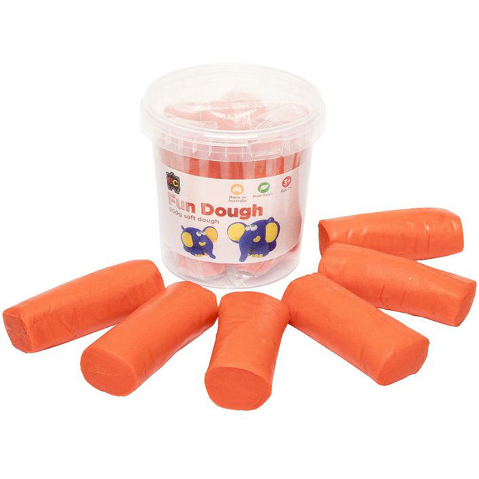 Image for EDUCATIONAL COLOURS FUN DOUGH 900G ORANGE from Prime Office Supplies