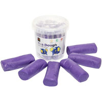 educational colours fun dough 900g purple