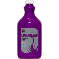 educational colours liquitemp poster paint 2 litre fluorescent purple