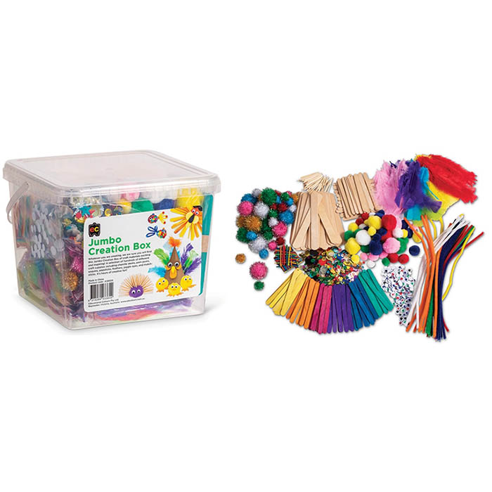 Image for EDUCATIONAL COLOURS JUMBO CREATION BOX ASSORTED from Olympia Office Products