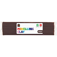 educational colours modelling clay 500g brown