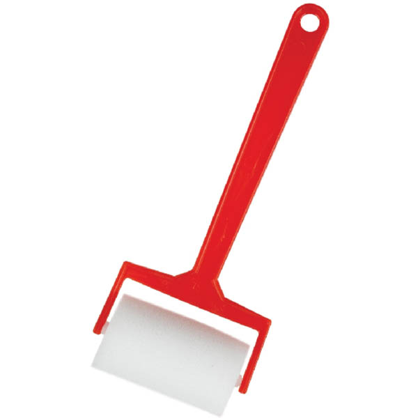 Image for EDUCATIONAL COLOURS SPONGE ROLLER 60MM RED from Office Heaven