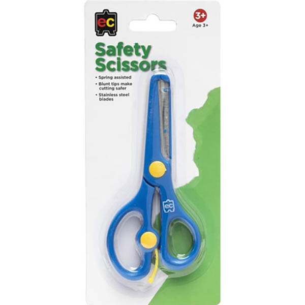 Image for EDUCATIONAL COLOURS SAFETY SCISSORS 135MM BLUE from Clipboard Stationers & Art Supplies