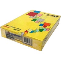 flying colours coloured a4 copy paper 80gsm lemon daffodil pack 500 sheets