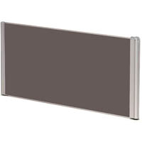 sylex e-screen flat desk screen 1500 x 500mm grey