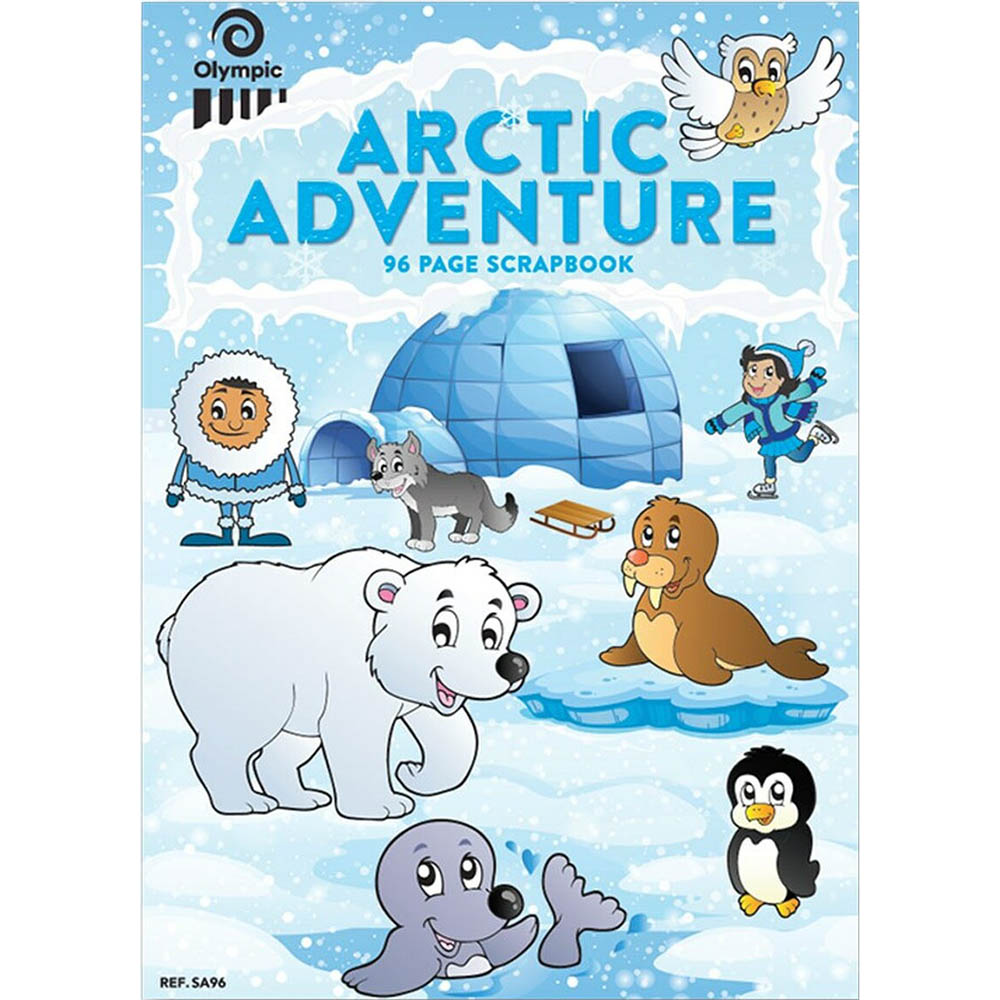 Image for OLYMPIC SA96 SCRAPBOOK ARTIC ADVENTURE 80GSM 96 PAGE 335 X 240MM from Olympia Office Products