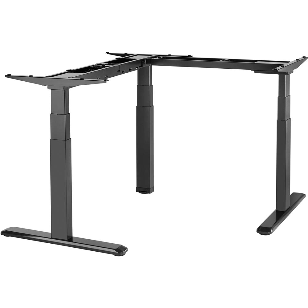 Image for ERGOVIDA EED-633D ELECTRIC SIT-STAND CORNER DESK BLACK FRAME ONLY from Challenge Office Supplies