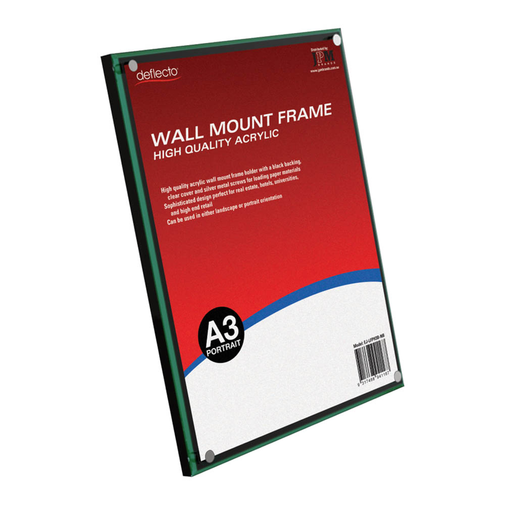 DEFLECTO PREMIUM WALL MOUNT FRAME A3 BLACK |  | 7053648i