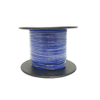 light duty hook-up cable rnd 13x0.12mm roll 25m blue