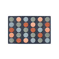 elizabeth richards colours of australia rug circle 3 x 2m navy
