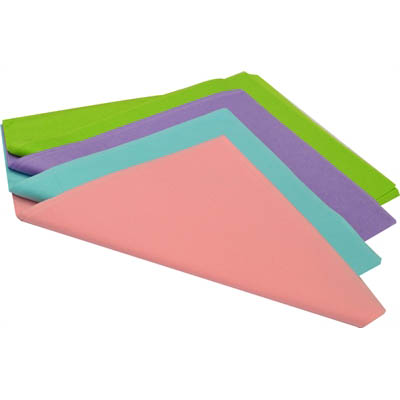 Image for ELK TISSUE PAPER ACID FREE 17GSM 500 X 750MM PASTEL ASSORTED PACK 480 from Office Heaven