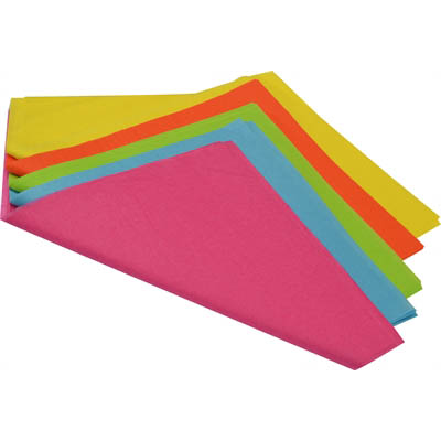 Image for ELK TISSUE PAPER ACID FREE 17GSM 500 X 750MM SUMMER ASSORTED PACK 480 from Office Heaven