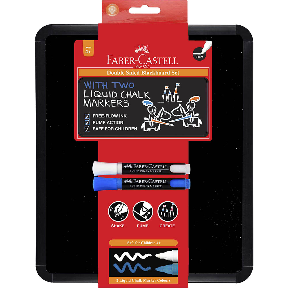 Image for FABER-CASTEL DOUBLE SIDED BLACKBOARD SET from Clipboard Stationers & Art Supplies